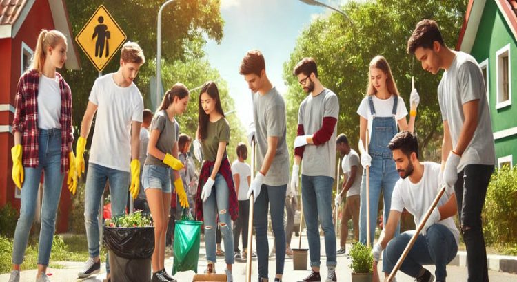 Peran Serta Relawan Sosial dalam Kegiatan Kerja Bakti di Lingkungan Sekitar