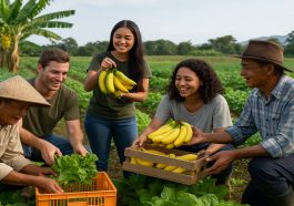 Cerita Inspiratif Kegiatan Relawan Bantu Petani Panen Sayur Hingga Buah-Buahan