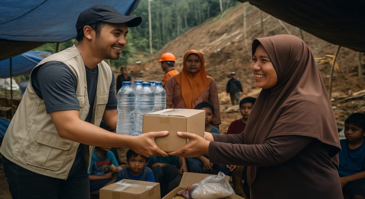 Cerita Inspiratif Seorang Relawan Bakti Peduli yang Bantu Korban Longsor di Gunung Salak