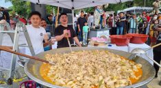 Kegiatan Relawan Bobon Santoso Dalam Acara Masak Besar, Momen Bahagia Penuh Cerita