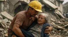 Kisah Inspiratif Kuli Bangunan Menyelamatkan Nenek dari Bencana Gempa Bumi
