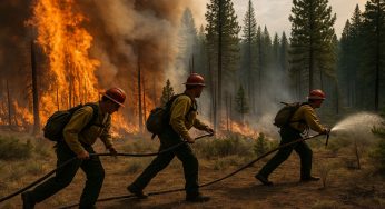 Kisah Relawan Damkar di Colorado, Berhasil Padamkan Kebakaran Hutan Selama 22 Jam