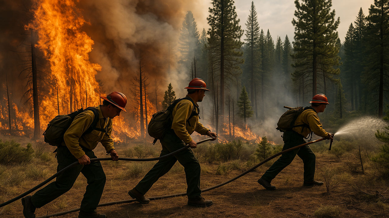 Kisah Relawan Damkar di Colorado, Berhasil Padamkan Kebakaran Hutan Selama 22 Jam